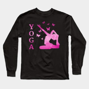 Yoga addicition shirt Long Sleeve T-Shirt